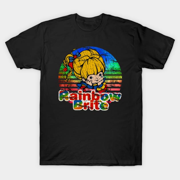 Vintage Rainbow Brite 80s T-Shirt by Gpumkins Art